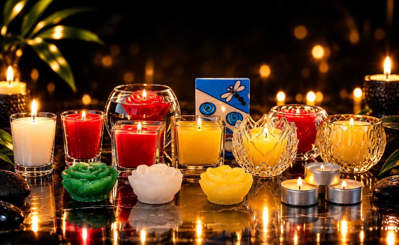 Linha Decorativas — Velas Luz